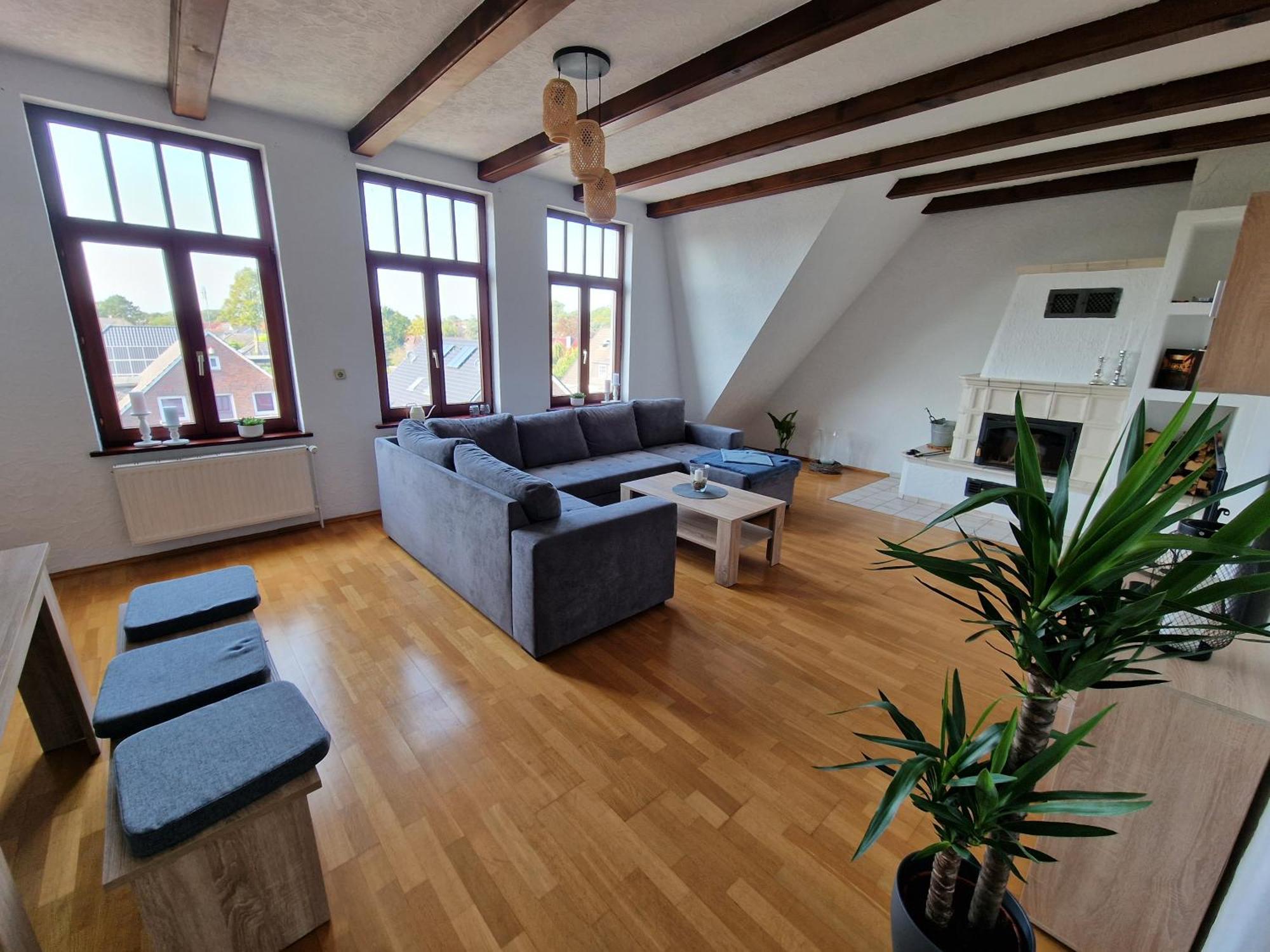 98Qm Wohnung Im Villenviertel - Voll Ausgestattet Mit Balkon Und Kamin - Wlan Gratis Βίλχελμσχαφεν Εξωτερικό φωτογραφία